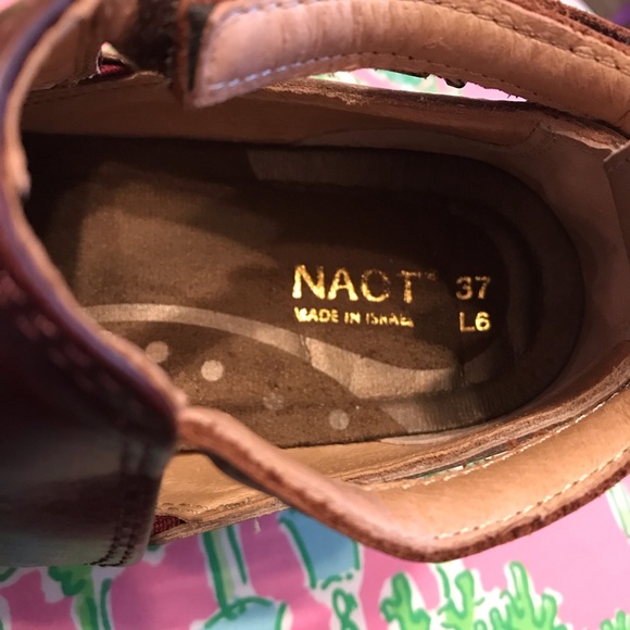 NAOT Kamsin Bordeaux ankle boots size 37/6 - Picture 6 of 8